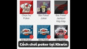 cách chơi poker